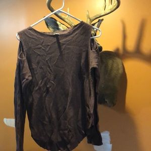 Express Cold Shoulder Sweater